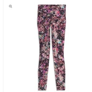 lululemon athletica Pink Purple Black Leggings